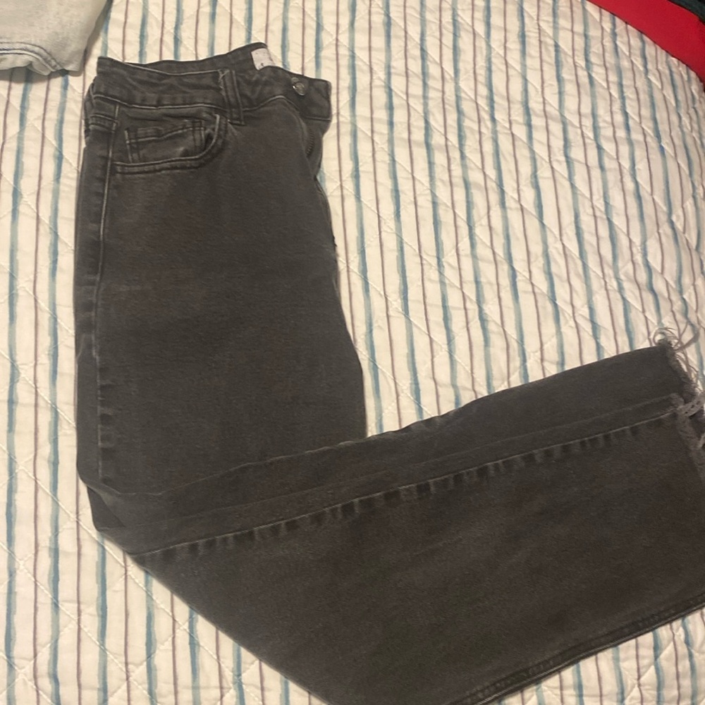 Carly Jean Womens Black Josie Jeans Straight Leg Size 3